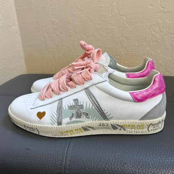 Premiata Andy low-top leather sneakers - Picture 5 of 13